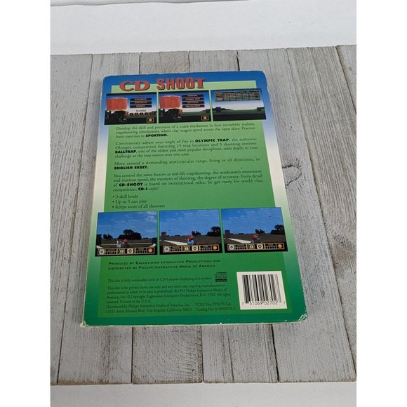 CD Shoot Eagle Vision Interactive Compact Disc Phillips CD-i - Picture 6 of 6